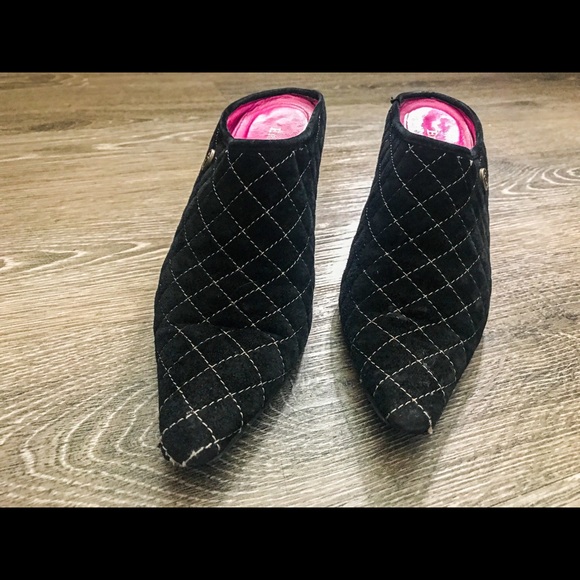 Eric Javits Vintage Pointed Toe Kitten Heel - Picture 3 of 5